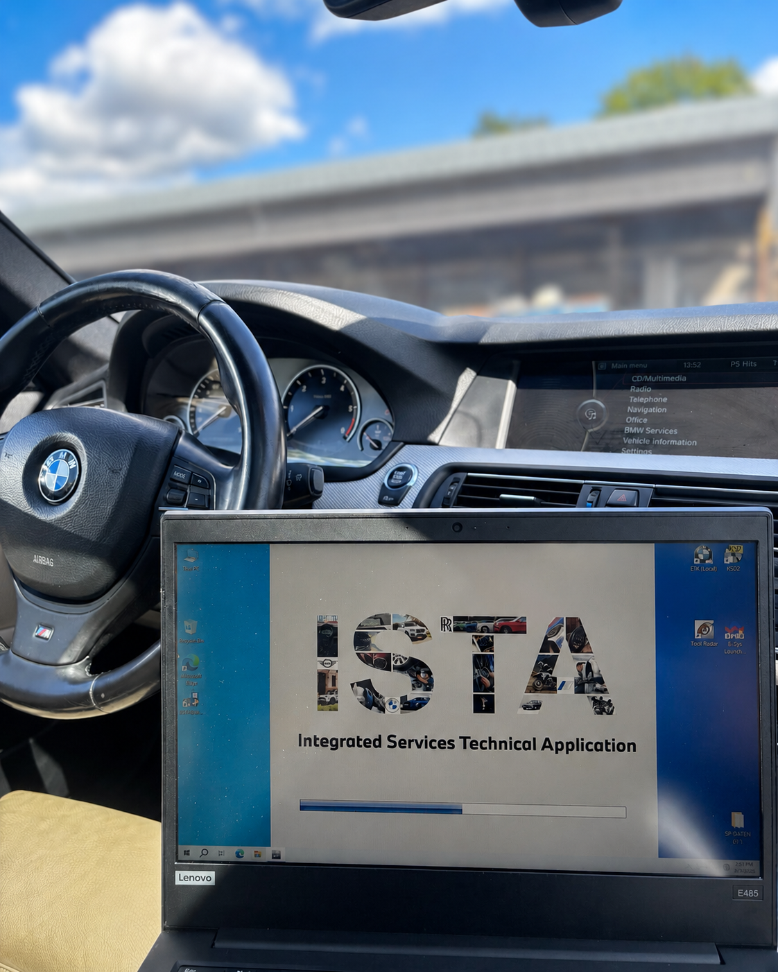 BMW diagnose med ISTA hos RS Bilverksted i Skien